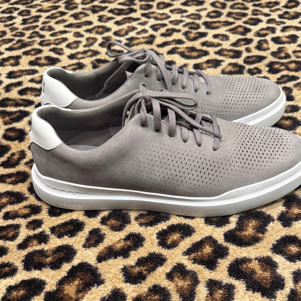 Cole Haan Gray and White Sneakers